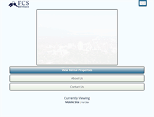 Tablet Screenshot of fcsrentals.com